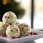 Cranberry Pistachio Snowball Cookies