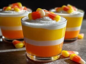 Halloween Candy Corn Jello
