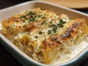 Manicotti Alfredo