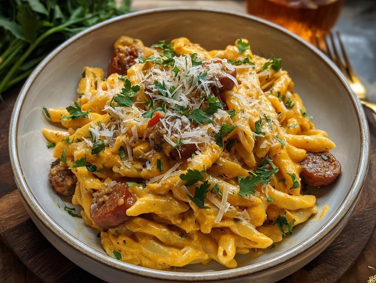 The 1 Best Pumpkin Sausage Pasta Dinner - Pumpkin Sausage Pasta Dinner - additional detail