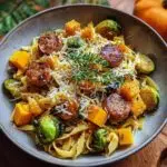 Autumn Sausage Pasta Squash