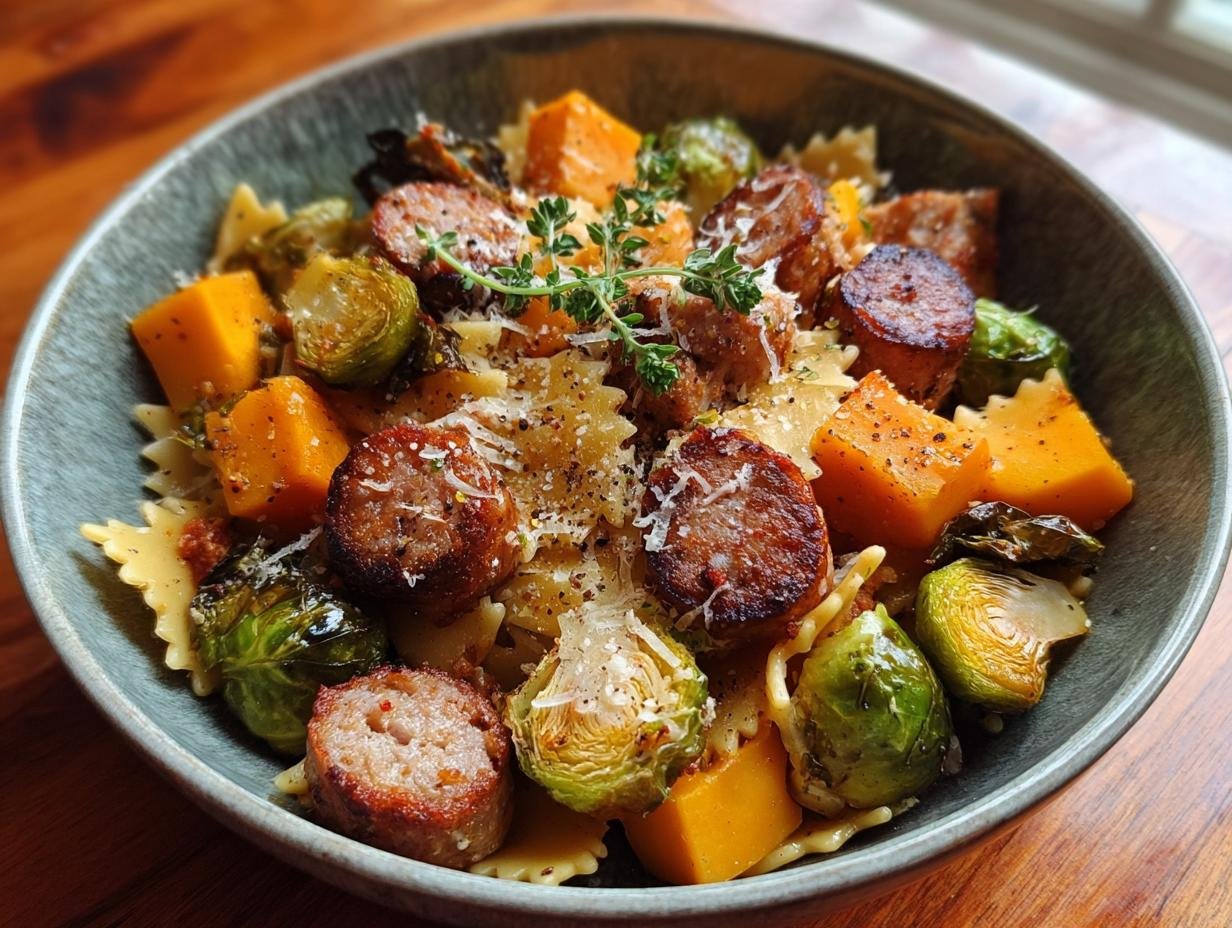 Autumn Sausage Pasta Squash: 1 Easy Fall Dinner 2 Autumn Sausage Pasta Squash: 1 Easy Fall Dinner - Autumn Sausage Pasta Squash - additional detail