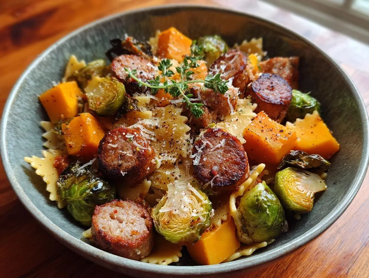 Autumn Sausage Pasta Squash: 1 Easy Fall Dinner - Autumn Sausage Pasta Squash - additional detail