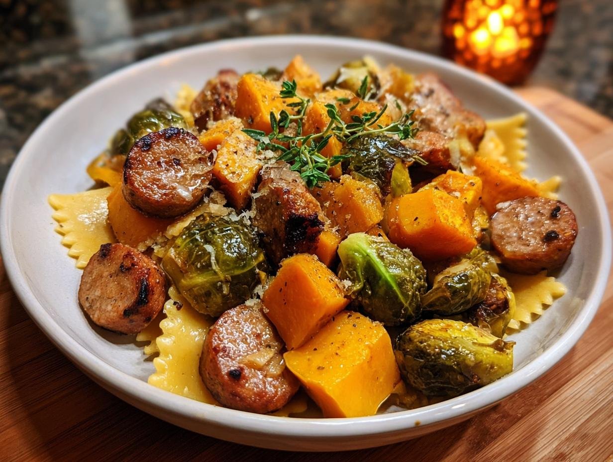 Autumn Sausage Pasta Squash: 1 Easy Fall Dinner - Autumn Sausage Pasta Squash - additional detail
