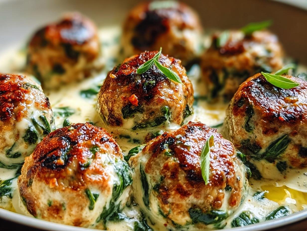 Amazing Baked Chicken Ricotta Meatballs Done 1-2-3 2 Amazing Baked Chicken Ricotta Meatballs Done 1-2-3 - Baked Chicken Ricotta Meatballs - main visual representation