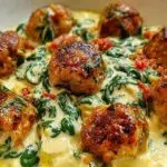 Baked Chicken Ricotta Meatballs