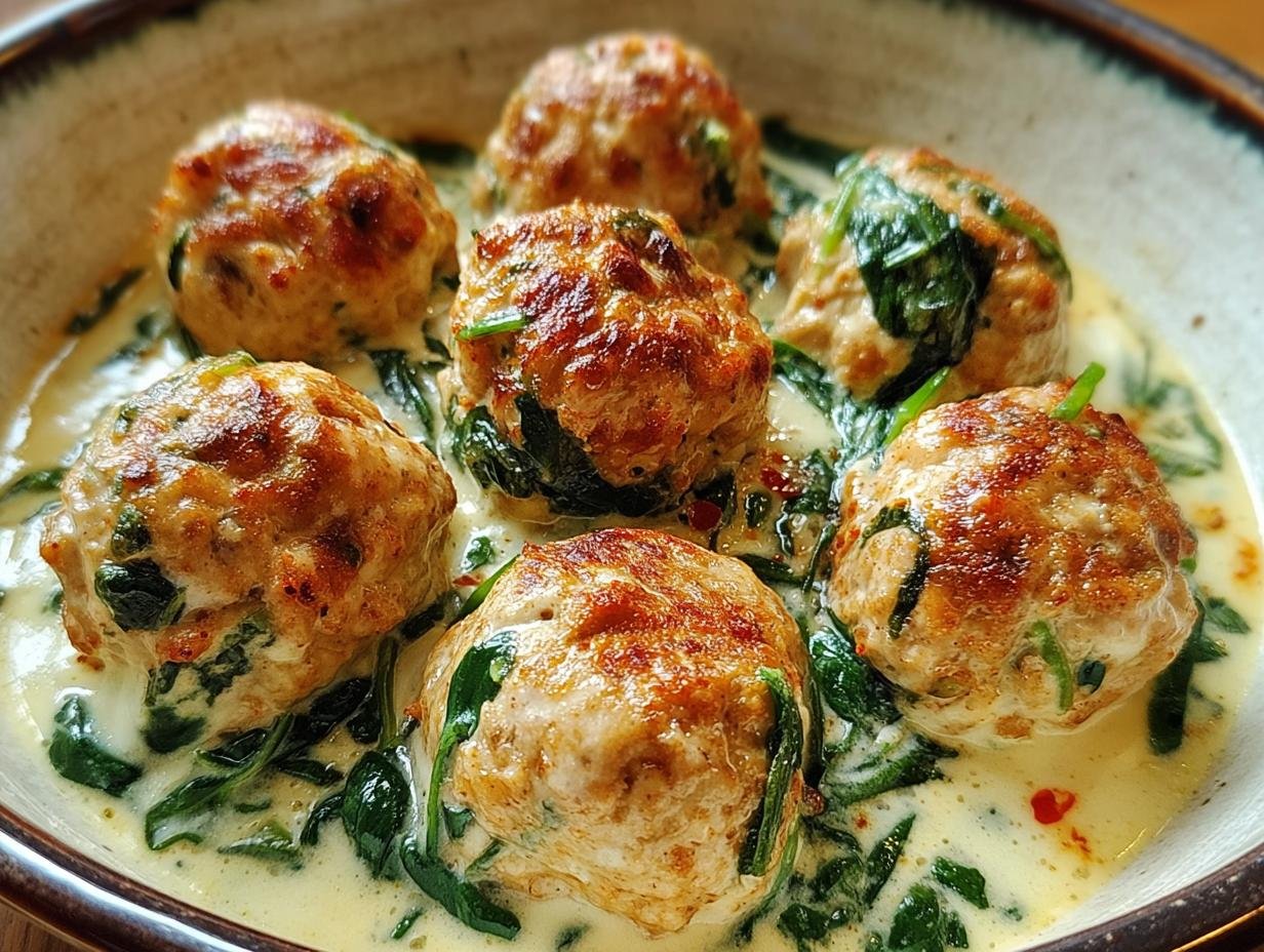 Amazing Baked Chicken Ricotta Meatballs Done 1-2-3 - Baked Chicken Ricotta Meatballs - additional detail