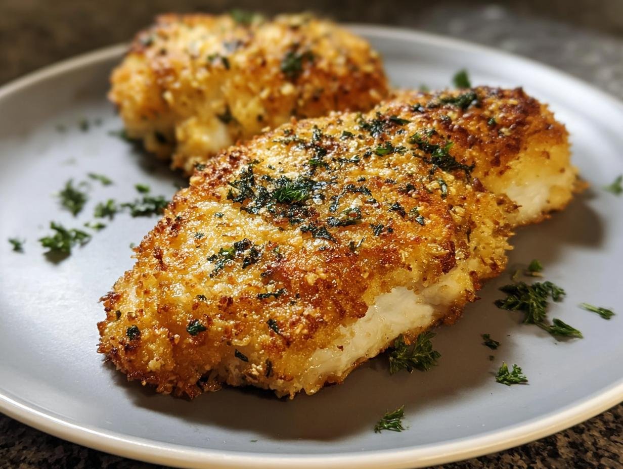 Amazing 400°F Baked Parmesan Crusted Chicke 2 Amazing 400°F Baked Parmesan Crusted Chicke - Baked Parmesan Crusted Chicken - additional detail