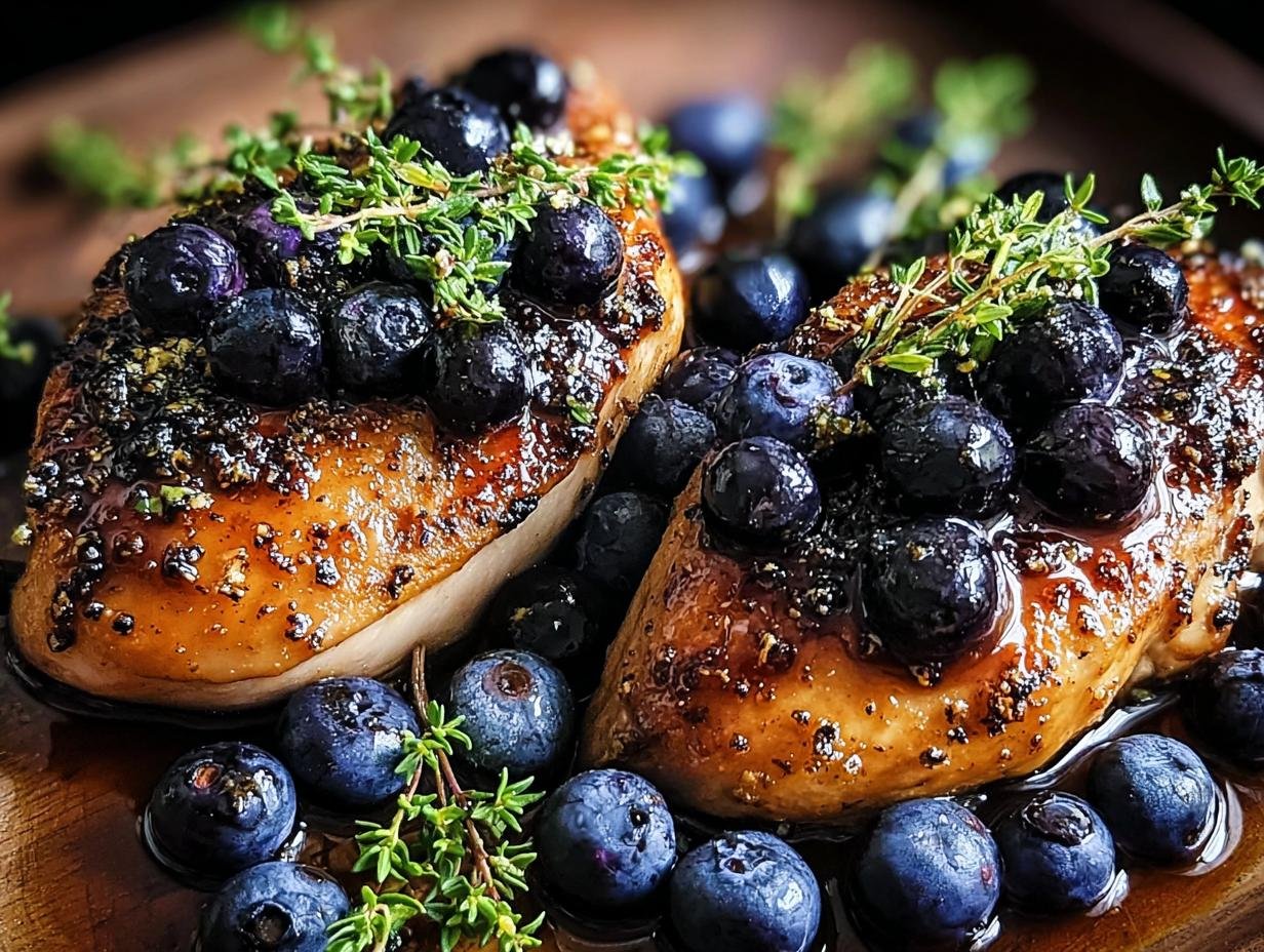 Incredible Blueberry Thyme Chicken 2 Incredible Blueberry Thyme Chicken - Blueberry Thyme Chicken Incredible - main visual representation