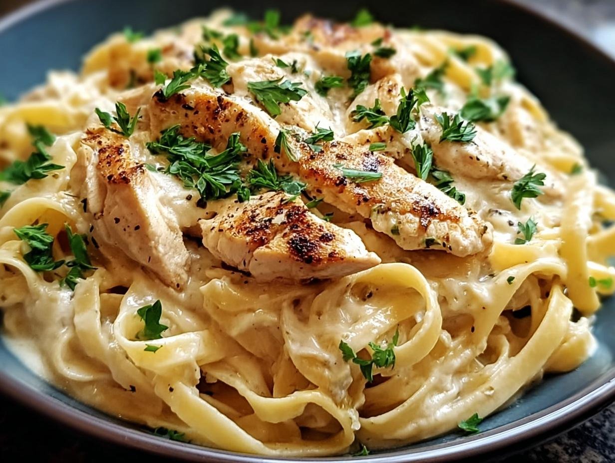 Amazing Chicken Alfredo Pasta in 30 Minutes 2 Amazing Chicken Alfredo Pasta in 30 Minutes - Chicken Alfredo Pasta - additional detail