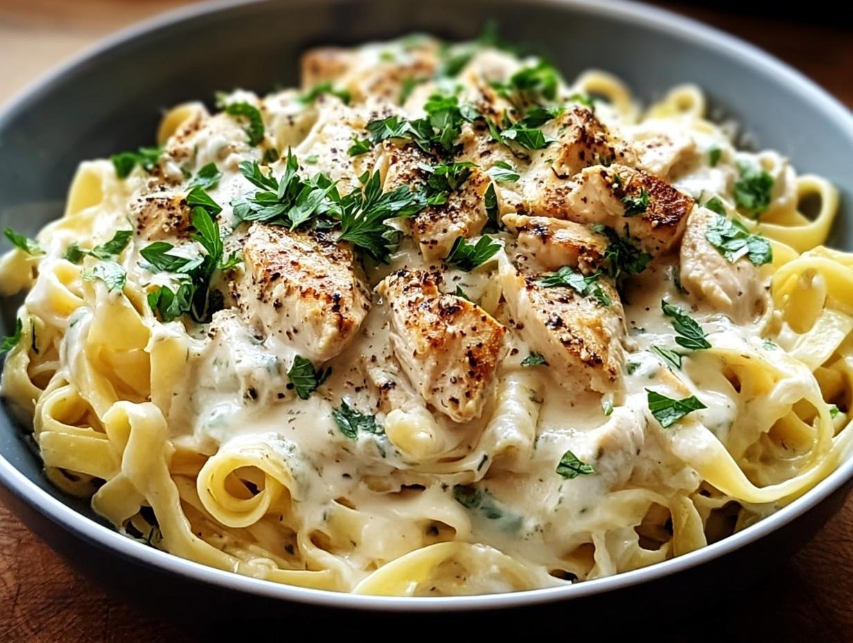 Amazing Chicken Alfredo Pasta in 30 Minutes 3 Amazing Chicken Alfredo Pasta in 30 Minutes - Chicken Alfredo Pasta - additional detail