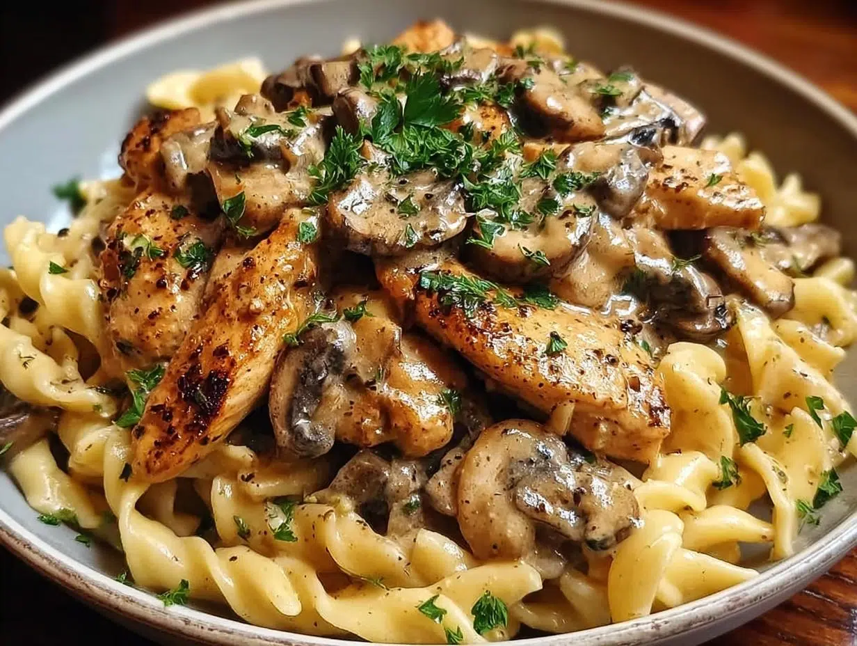 Chicken Marsala Pasta: Amazing 30-Min Meal - Chicken Marsala Pasta - additional detail