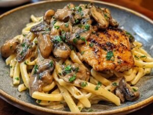 Chicken Marsala Pasta