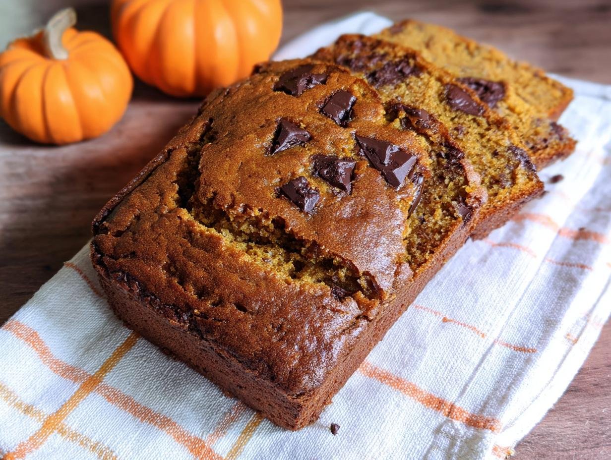 Chocolate Chunk Pumpkin Bread