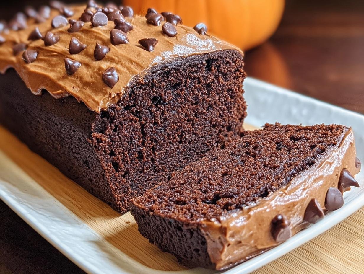 Chocolate Pumpkin Bread Delight: 9 Sins - Chocolate Pumpkin Bread Delight - additional detail