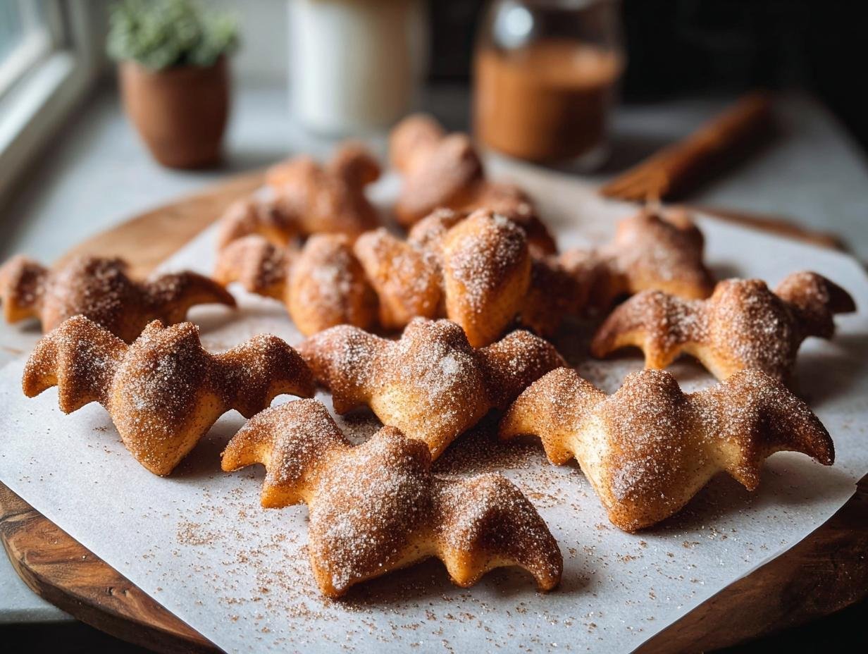 Cinnamon Sugar Bat Bites: 10 Amazing Cookie Hooks - Cinnamon Sugar Bat Bites - additional detail