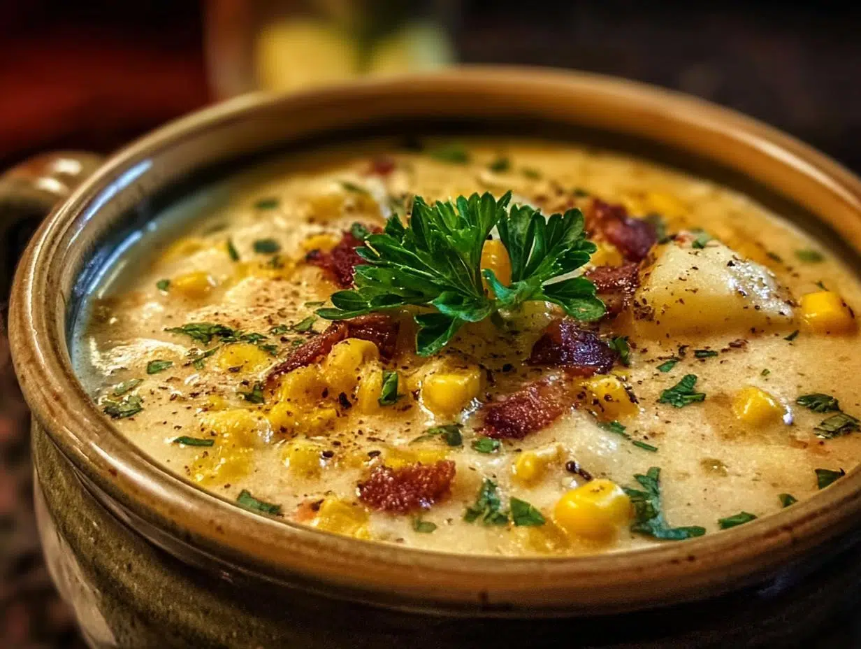 Cozy Slow Cooker Amish Corn Chowder Bliss - Cozy Slow Cooker Amish - additional detail