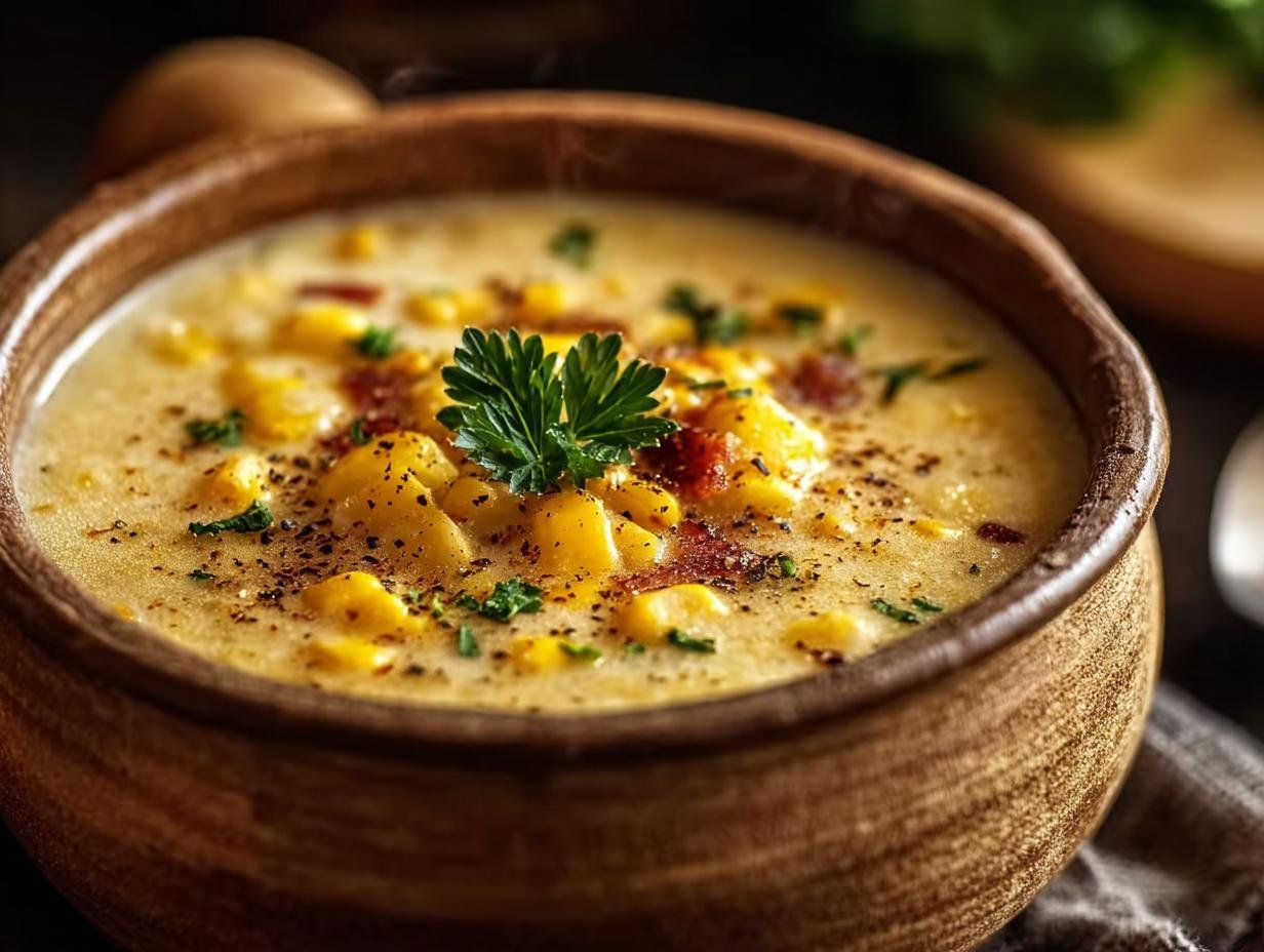 Cozy Slow Cooker Amish Corn Chowder Bliss - Cozy Slow Cooker Amish - additional detail