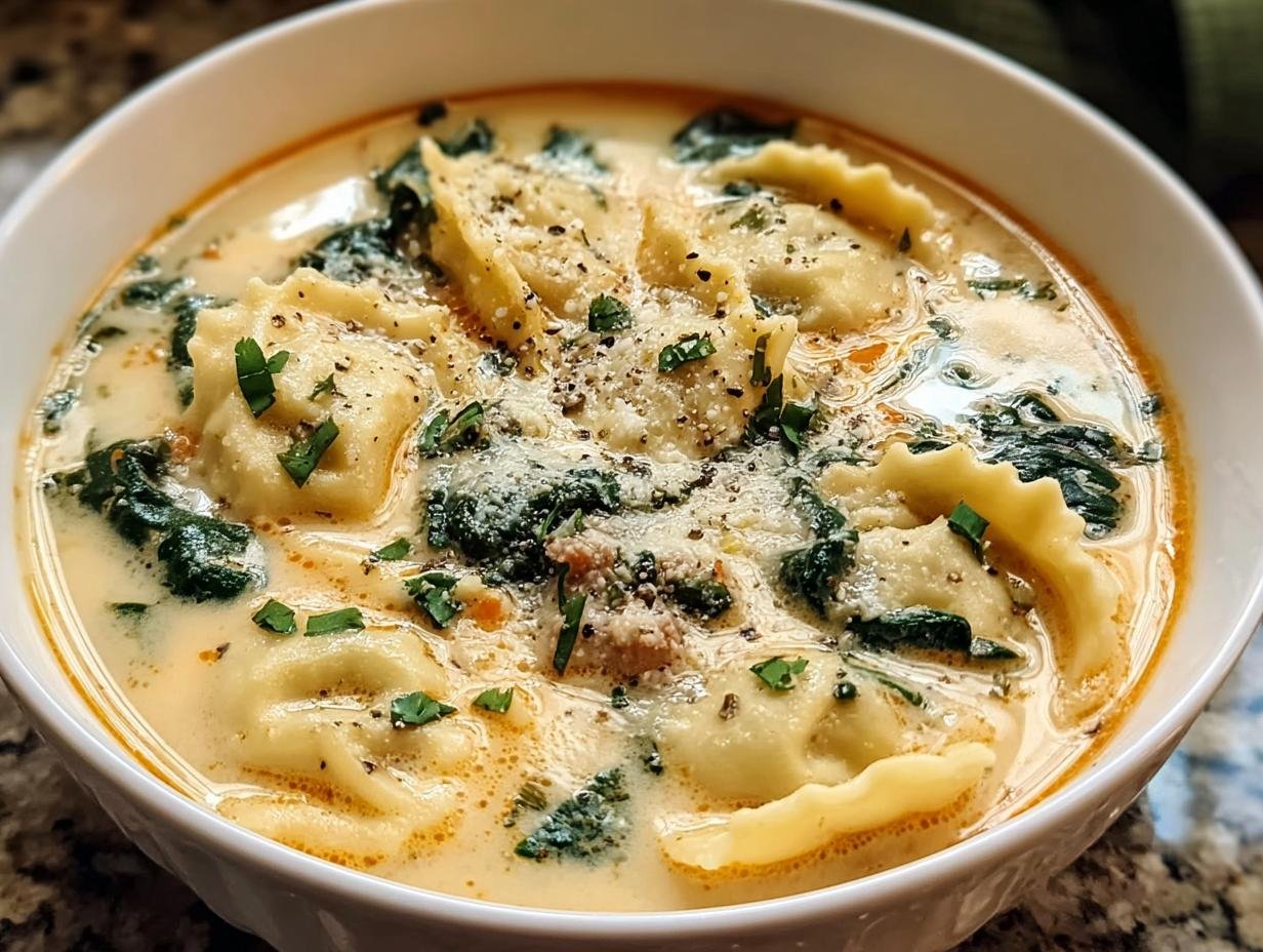 Incredible Creamy Ravioli Soup: 1 Amazing Recipe - Creamy Ravioli Soup Incredible - additional detail