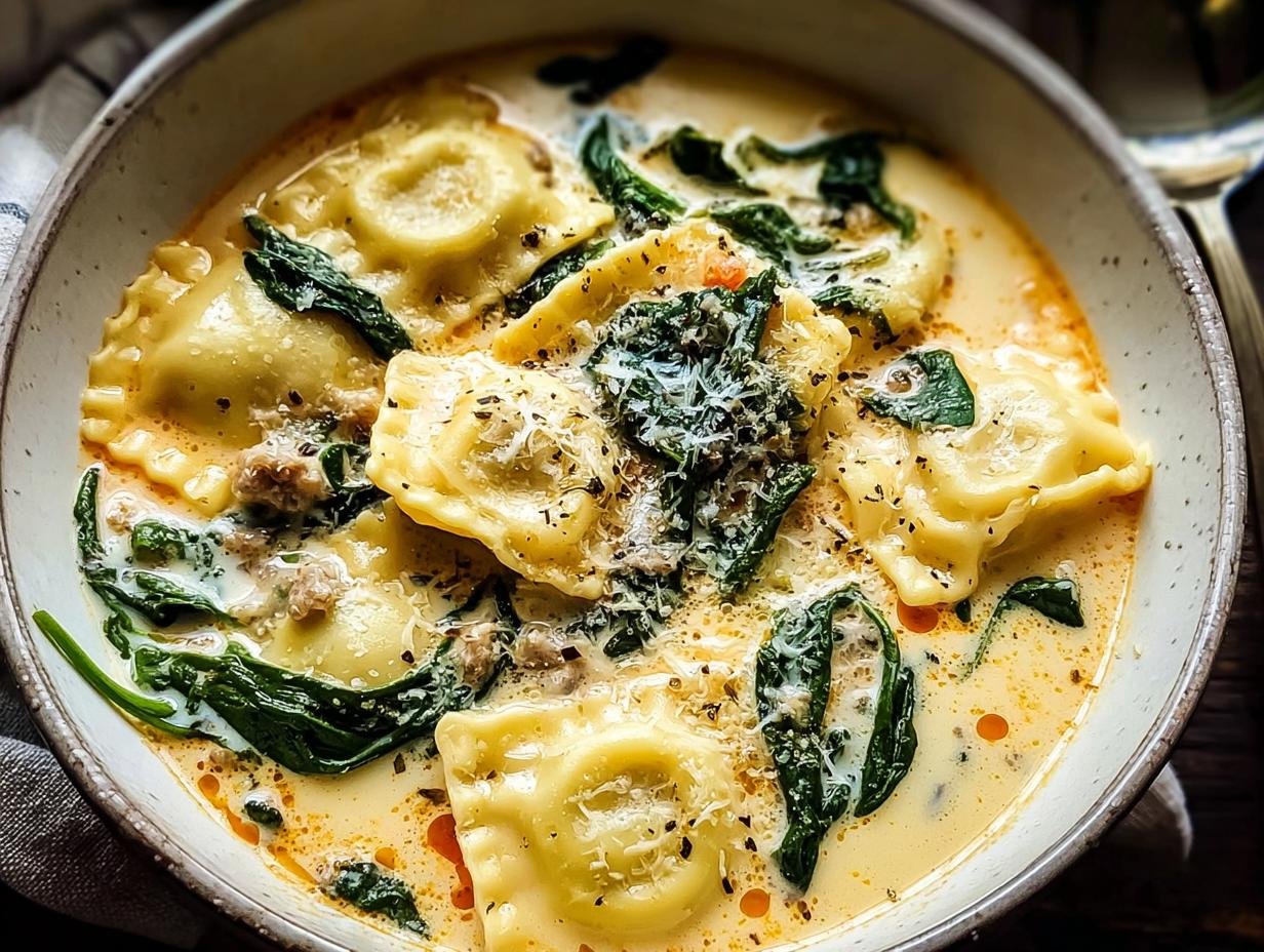 Incredible Creamy Ravioli Soup: 1 Amazing Recipe - Creamy Ravioli Soup Incredible - additional detail