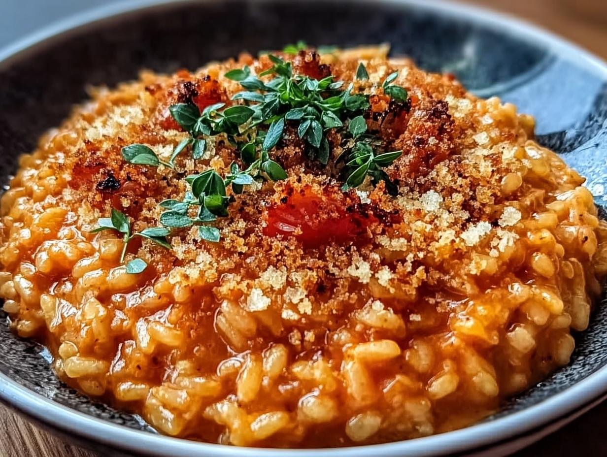 Creamy Tomato Risotto Crispy: Divine Comfort 2 Creamy Tomato Risotto Crispy: Divine Comfort - Creamy Tomato Risotto Crispy - additional detail