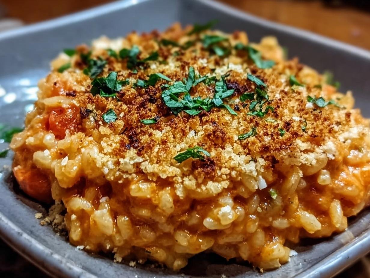 Creamy Tomato Risotto Crispy: Divine Comfort - Creamy Tomato Risotto Crispy - additional detail