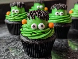 Frankenstein Cupcakes