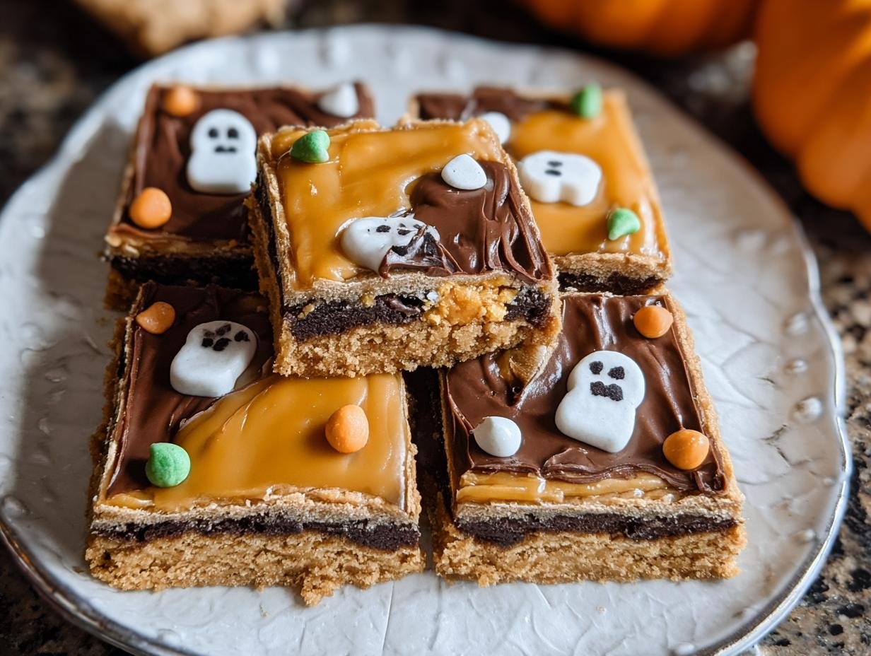 Halloween Cookie Bars