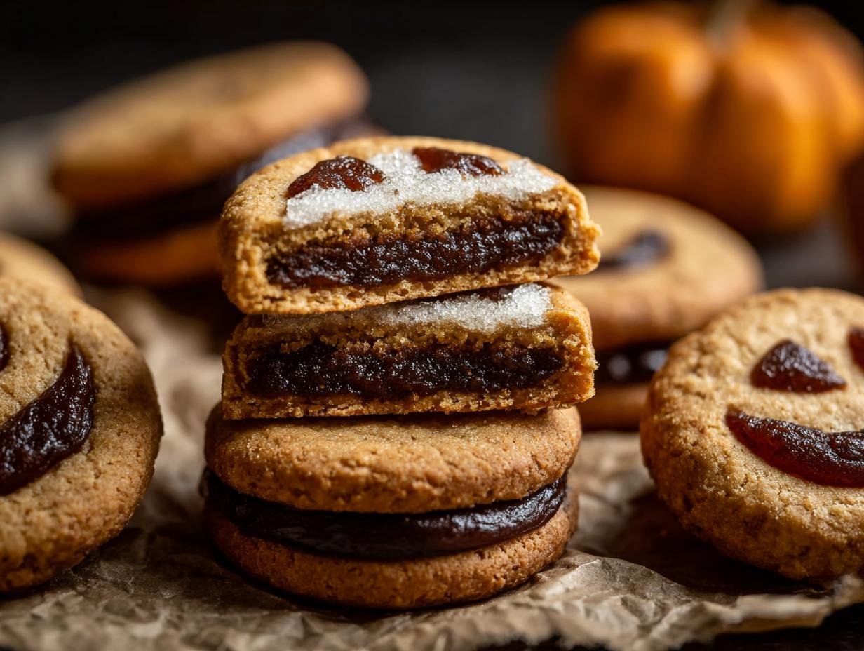 Amazing Halloween Date Filled Cookies Recipe 2 Amazing Halloween Date Filled Cookies Recipe - Halloween Date Filled Cookies - additional detail
