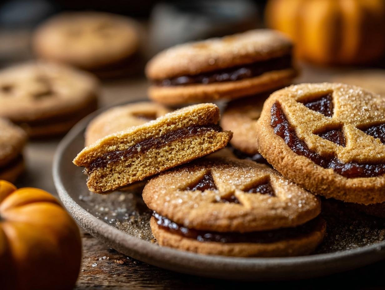 Amazing Halloween Date Filled Cookies Recipe - Halloween Date Filled Cookies - additional detail