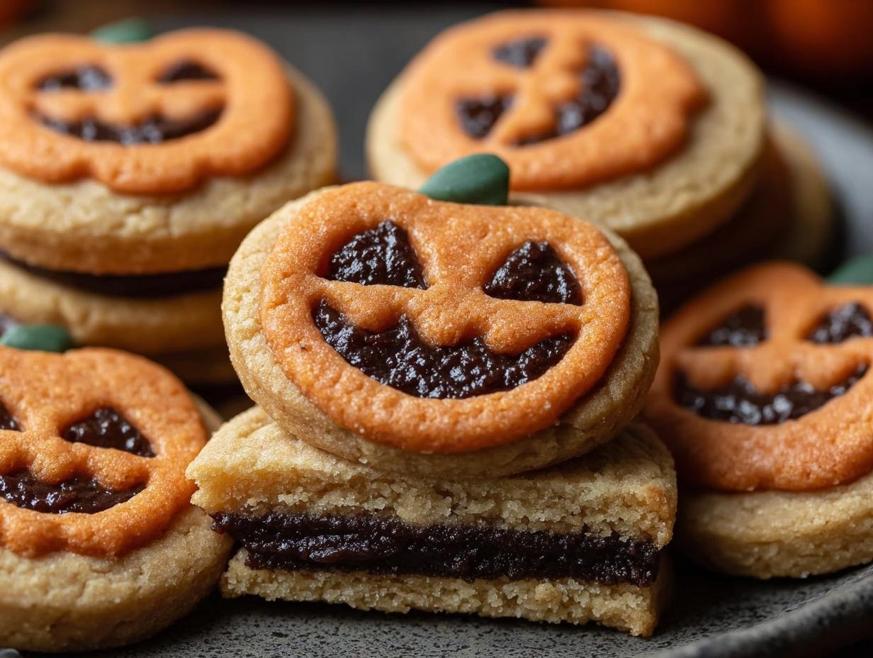 Halloween Date Filled Cookies