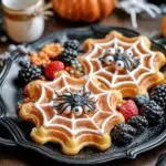 Halloween Spider Web Waffles: Spooky & Easy! 6 Halloween Spider Web Waffles