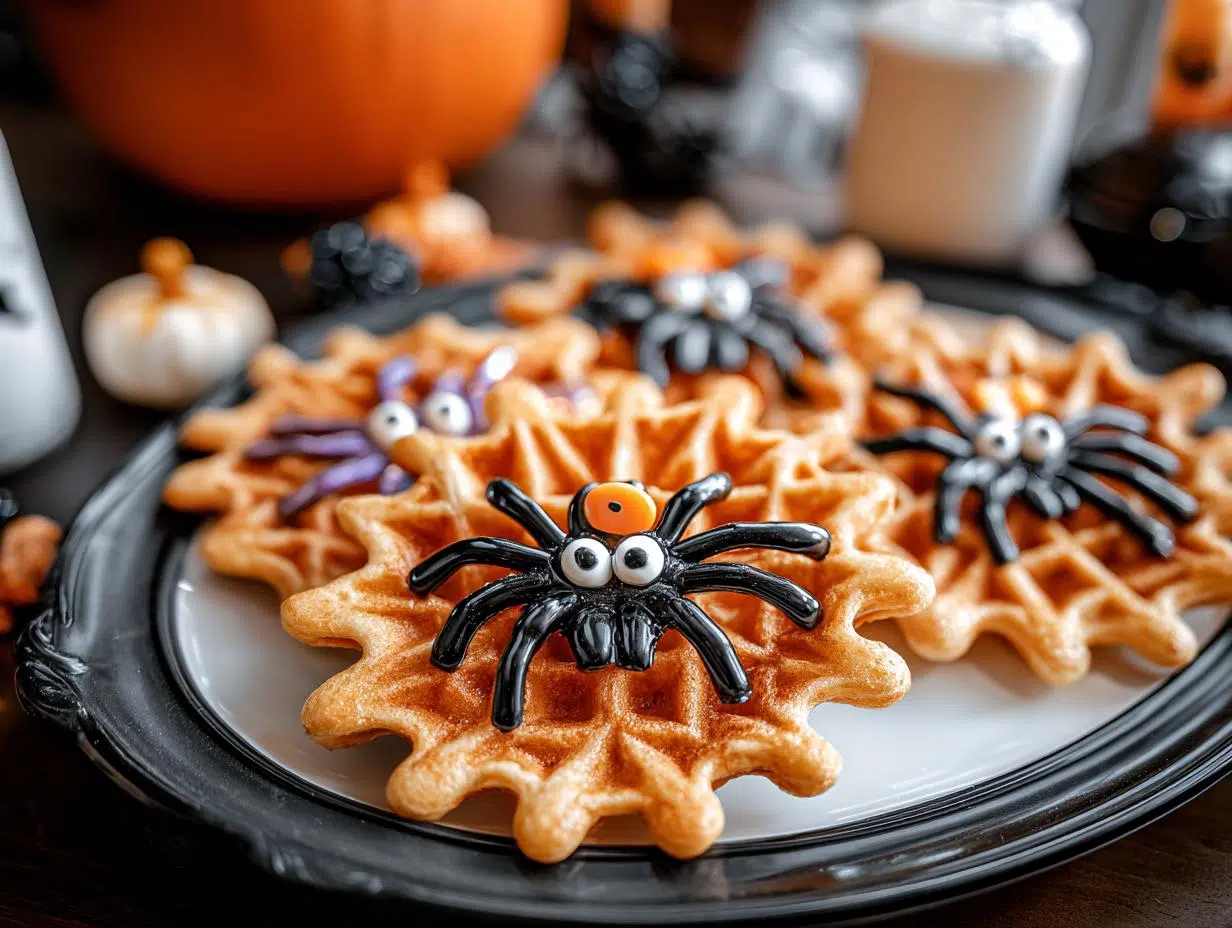 Halloween Spider Web Waffles: Spooky & Easy! 5 Halloween Spider Web Waffles 3