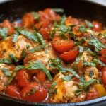 Healthy Chicken Pomodoro Skillet: 1 Pan Meal 4 Healthy Chicken Pomodoro Skillet