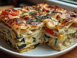 Loaded Veggie White Lasagna