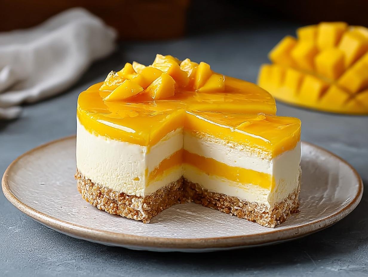Mango Cheesecake Magic: 1 Incredible Tropical Treat 2 Mango Cheesecake Magic Incredible Tropical Treat