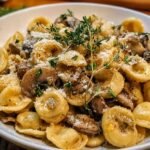Orecchiette Mushroom Thyme Sauce: 1 Amazing Dish 4 Orecchiette Mushroom Thyme Sauce
