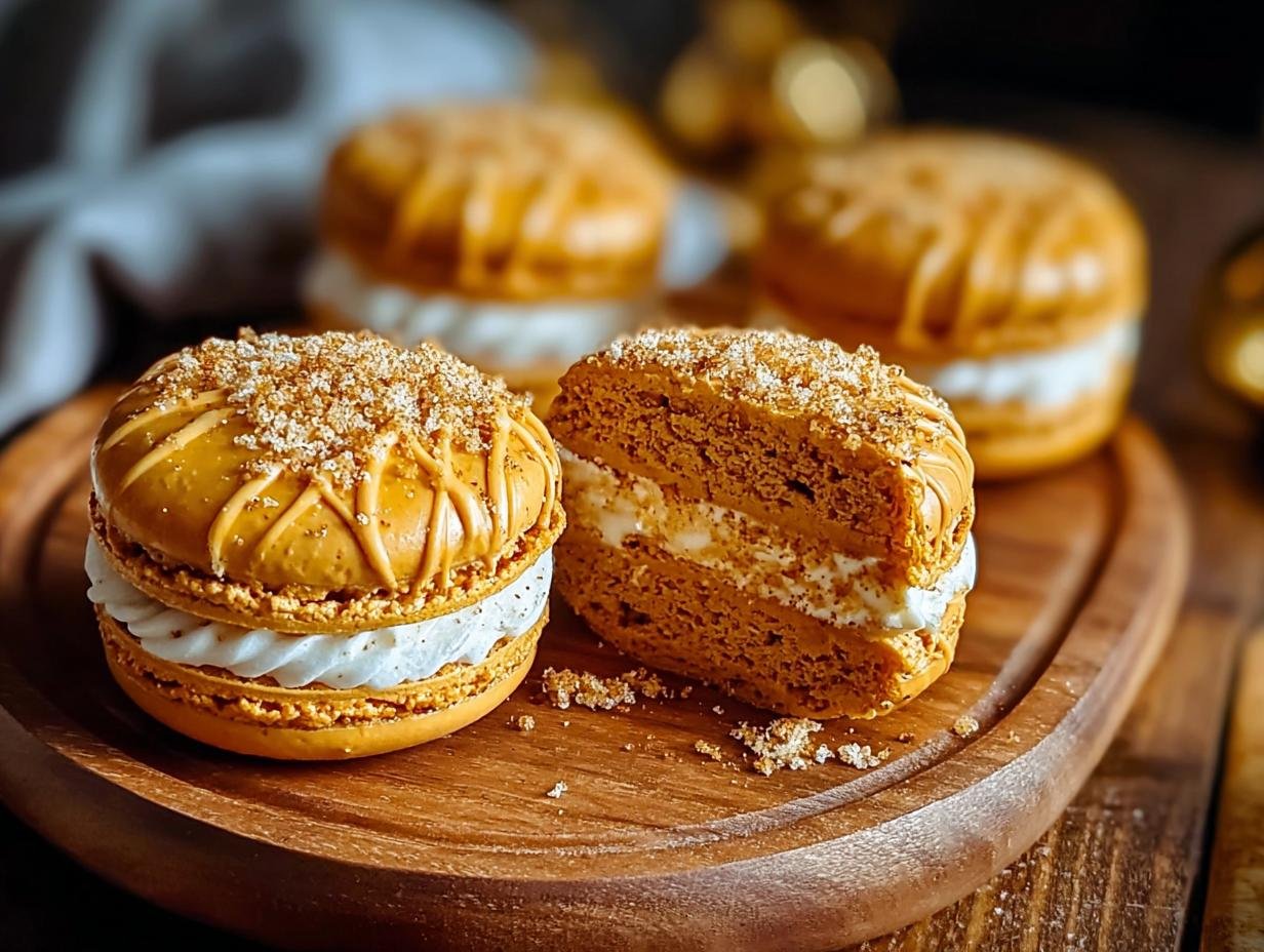 Incredible Pumpkin Pie Macarons: 1 Amazing Fall Treat - Pumpkin Pie Macarons Incredible - additional detail