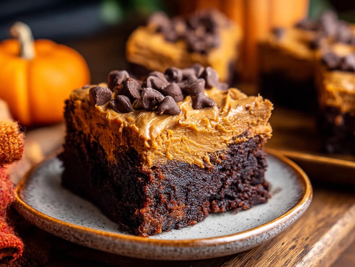 Pumpkin Spice Brownies: Amazing Fall Treat 3 Pumpkin Spice Brownies: Amazing Fall Treat - Pumpkin Spice Brownies - additional detail