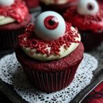 Red Velvet Halloween Eyeball: 12 Creepy Treats 4 Red Velvet Halloween Eyeball