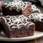 Spiderweb Brownies: Fudgy & Easy Halloween Treat 4 Spiderweb Brownies