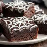 Spiderweb Brownies: Fudgy & Easy Halloween Treat 4 Spiderweb Brownies