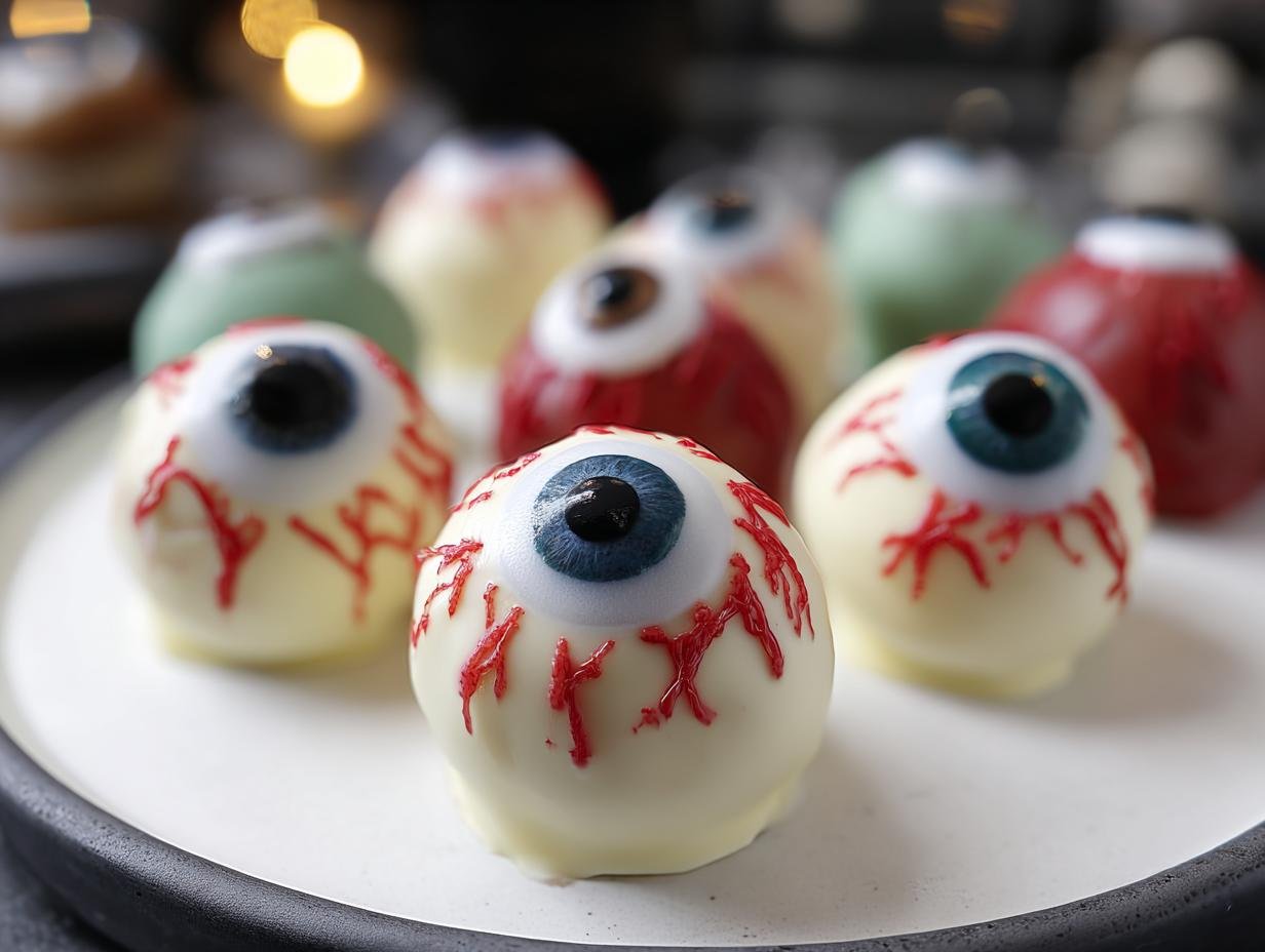 Spooky Eyeball Truffles: 10 Creepy Delights - Spooky Eyeball Truffles - additional detail