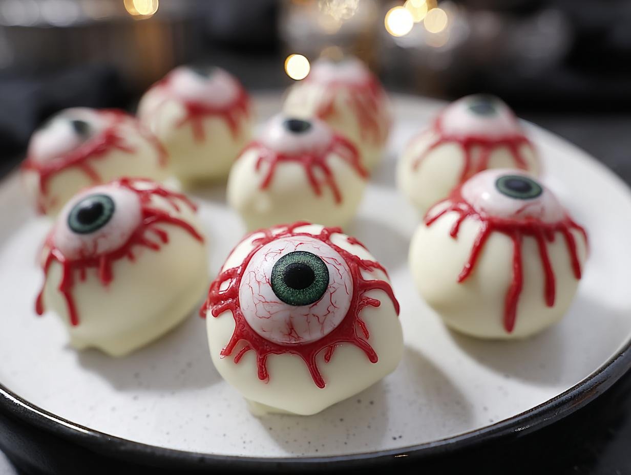Spooky Eyeball Truffles