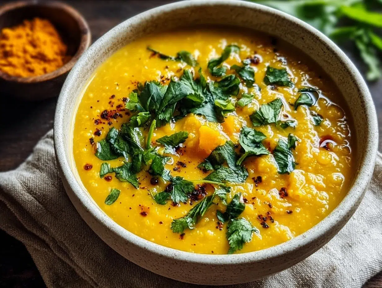 Vibrant Golden Turmeric Lentil: Amazing Comfort Soup 3 Vibrant Golden Turmeric Lentil: Amazing Comfort Soup - Vibrant Golden Turmeric Lentil - additional detail