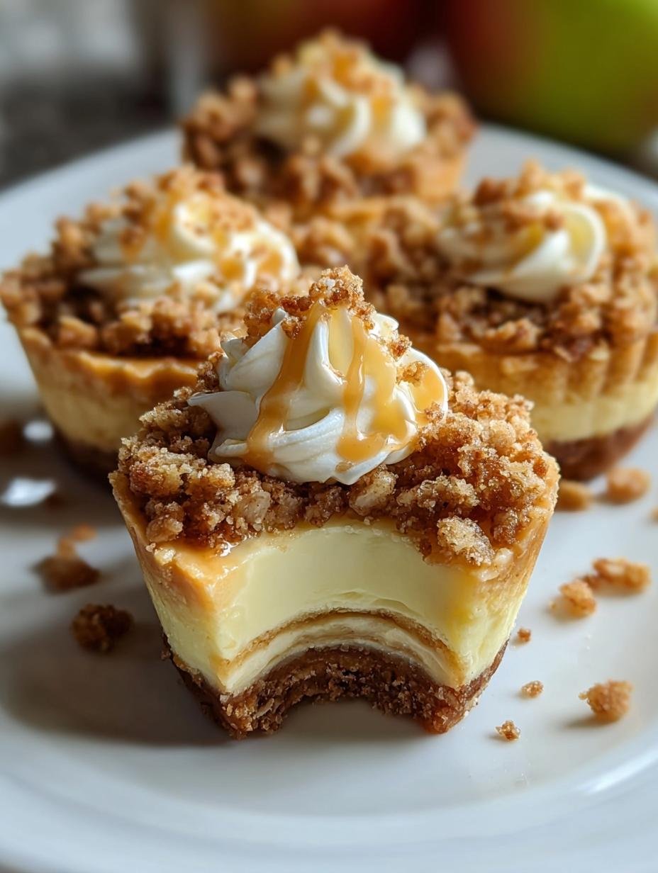 Apple Crisp Mini Cheesecakes: 12 Irresistible Delights - Apple Crisp Mini Cheesecakes - additional detail