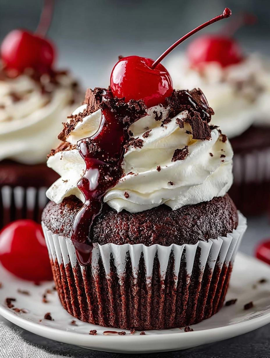 Irresistible Black Forest Cupcakes to Delight You 2 Irresistible Black Forest Cupcakes to Delight You - Black Forest Cupcakes - main visual representation