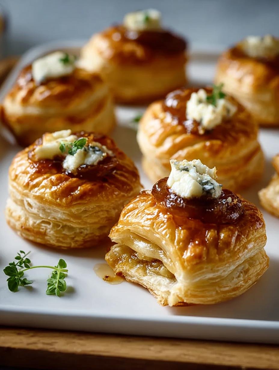 Irresistible Brie Onion Puffs for Effortless Entertaining 3 Irresistible Brie Onion Puffs for Effortless Entertaining - Brie Onion Puffs - additional detail