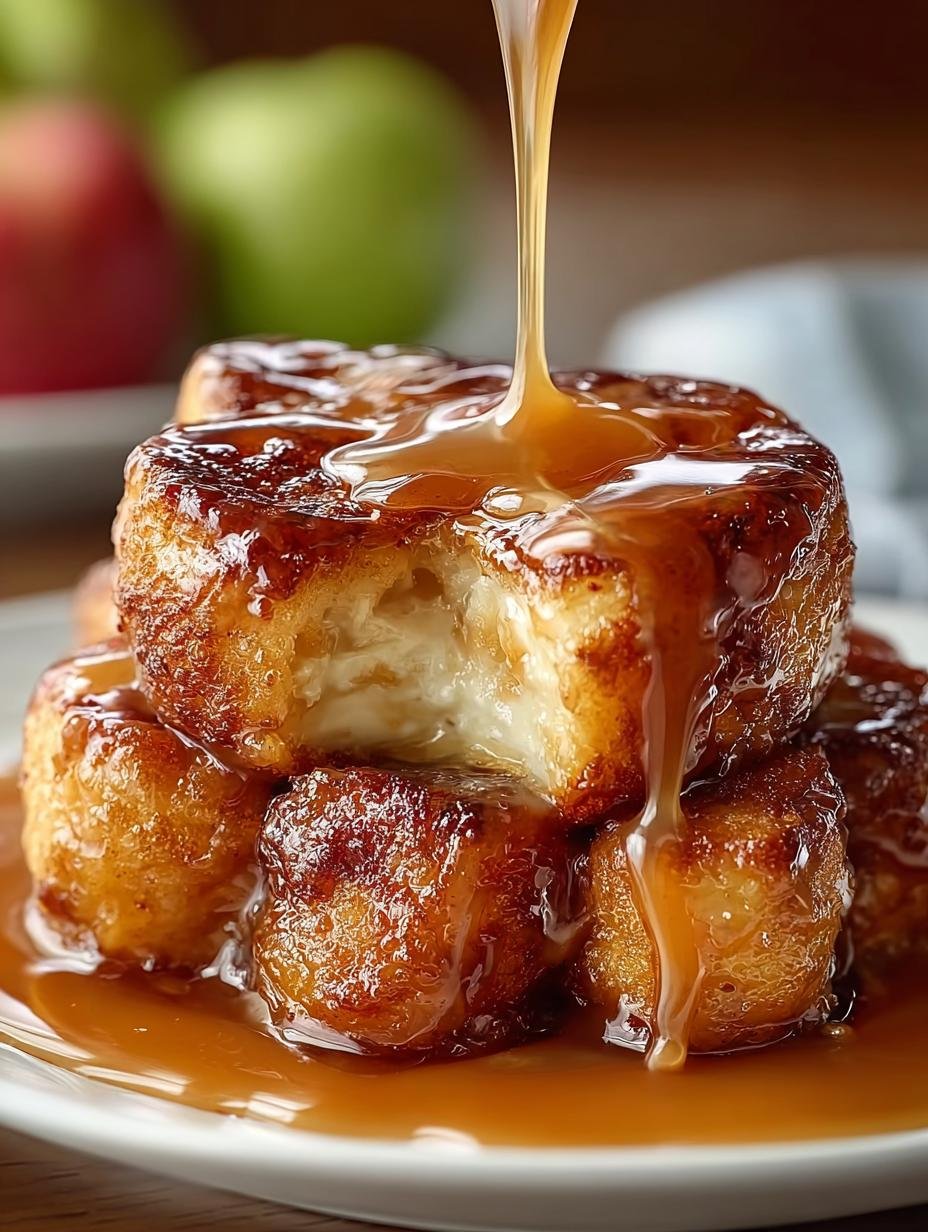 Butterscotch Golden Cinnamon Glazed Apple Fritter Bites - Butterscotch Golden Cinnamon Glazed - main visual representation