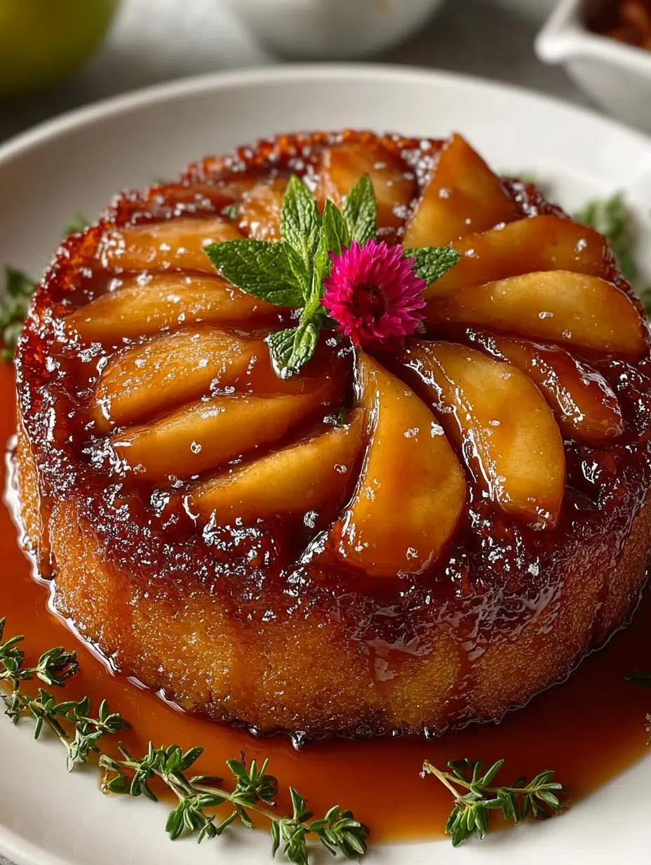 Delicious Caramel Apple Upside Down Cake Recipe - Caramel Apple Upside Down - main visual representation